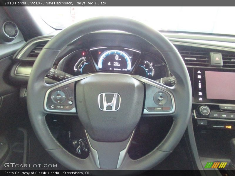  2018 Civic EX-L Navi Hatchback Steering Wheel