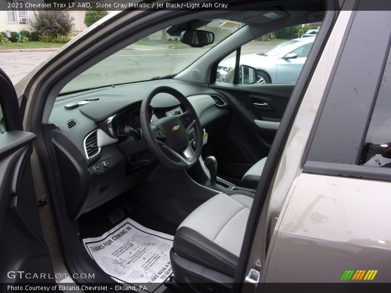 Stone Gray Metallic / Jet Black/­Light Ash Gray 2021 Chevrolet Trax LT AWD