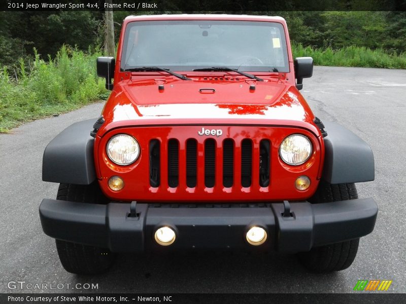 Flame Red / Black 2014 Jeep Wrangler Sport 4x4
