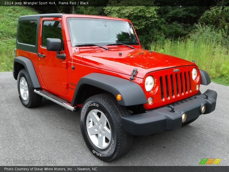 Flame Red / Black 2014 Jeep Wrangler Sport 4x4
