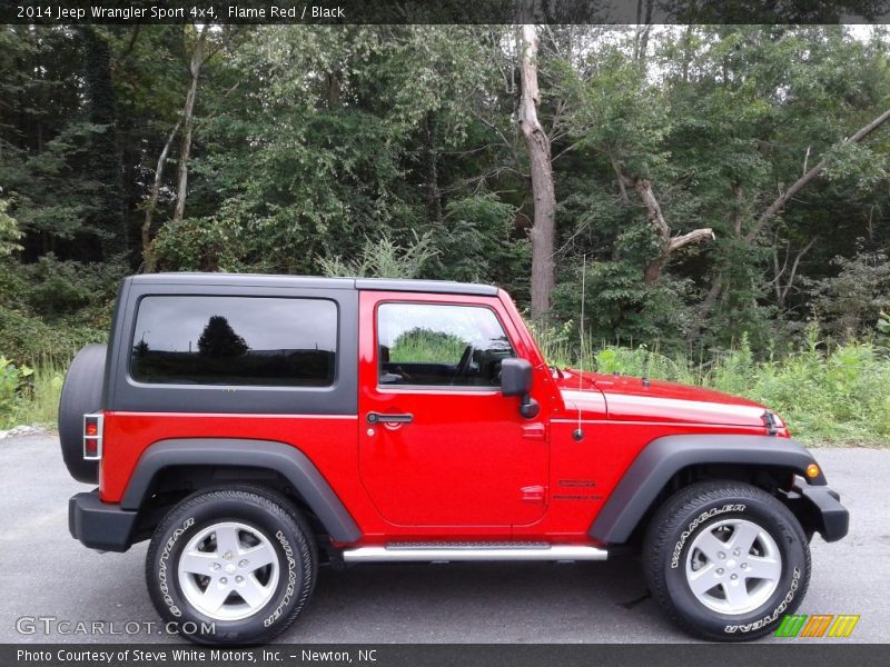 Flame Red / Black 2014 Jeep Wrangler Sport 4x4