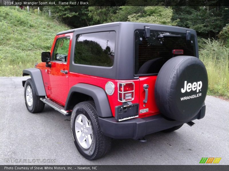 Flame Red / Black 2014 Jeep Wrangler Sport 4x4