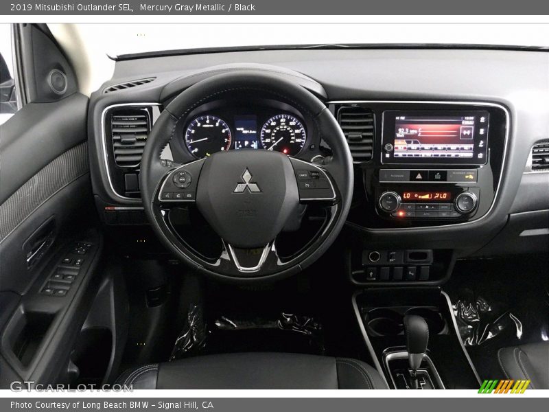 Mercury Gray Metallic / Black 2019 Mitsubishi Outlander SEL