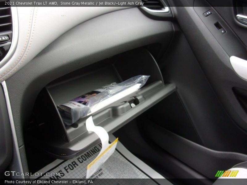 Stone Gray Metallic / Jet Black/­Light Ash Gray 2021 Chevrolet Trax LT AWD