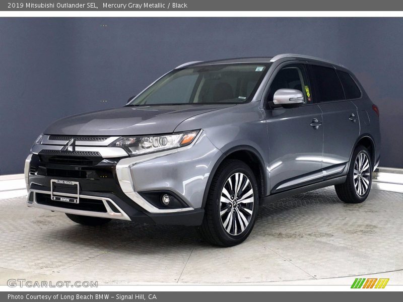Mercury Gray Metallic / Black 2019 Mitsubishi Outlander SEL