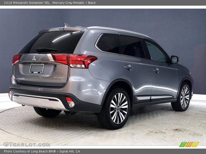 Mercury Gray Metallic / Black 2019 Mitsubishi Outlander SEL