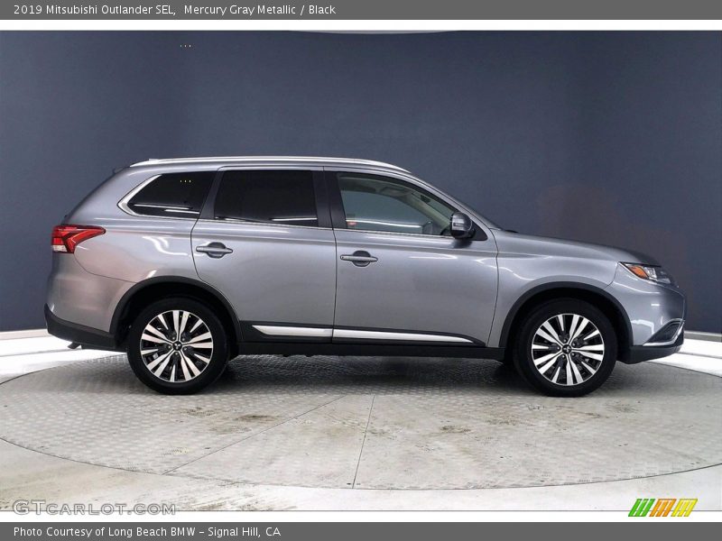 Mercury Gray Metallic / Black 2019 Mitsubishi Outlander SEL