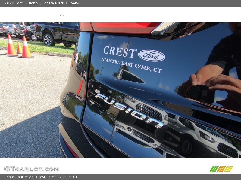 Agate Black / Ebony 2020 Ford Fusion SE