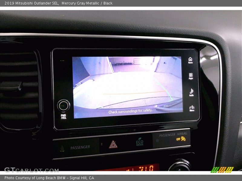 Mercury Gray Metallic / Black 2019 Mitsubishi Outlander SEL