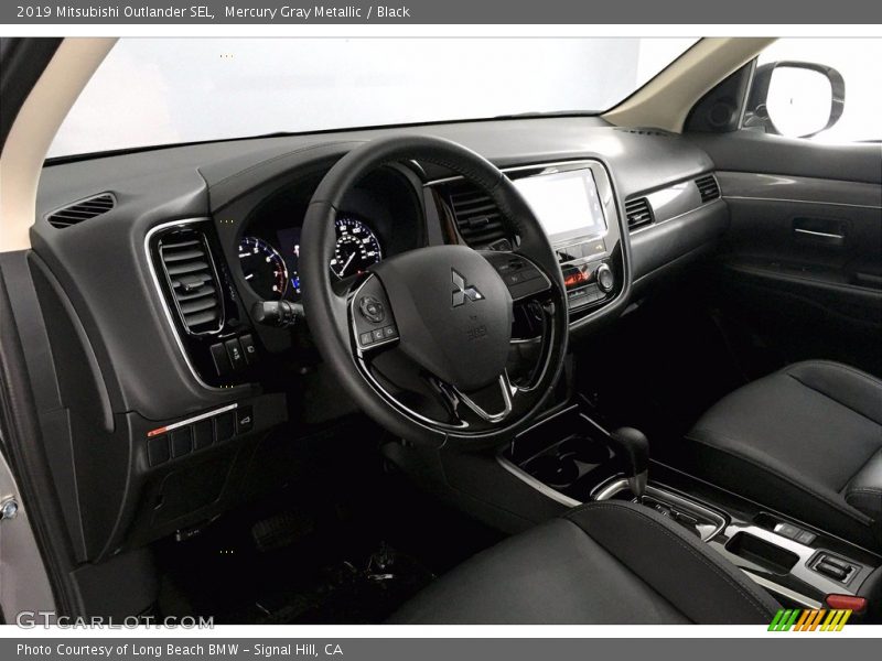Mercury Gray Metallic / Black 2019 Mitsubishi Outlander SEL