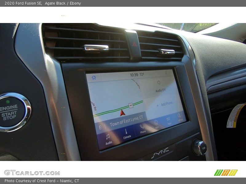 Agate Black / Ebony 2020 Ford Fusion SE
