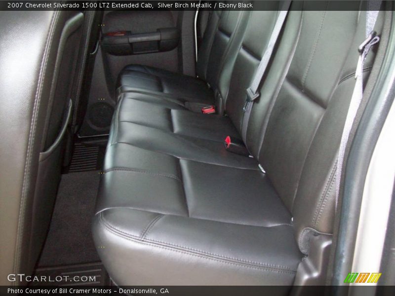 Silver Birch Metallic / Ebony Black 2007 Chevrolet Silverado 1500 LTZ Extended Cab