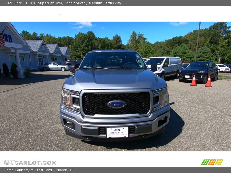 Iconic Silver / Medium Earth Gray 2020 Ford F150 XL SuperCab 4x4