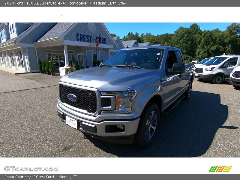Iconic Silver / Medium Earth Gray 2020 Ford F150 XL SuperCab 4x4
