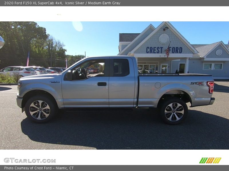 Iconic Silver / Medium Earth Gray 2020 Ford F150 XL SuperCab 4x4