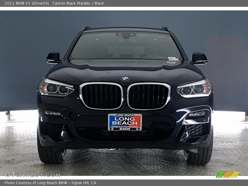 Carbon Black Metallic / Black 2021 BMW X3 sDrive30i