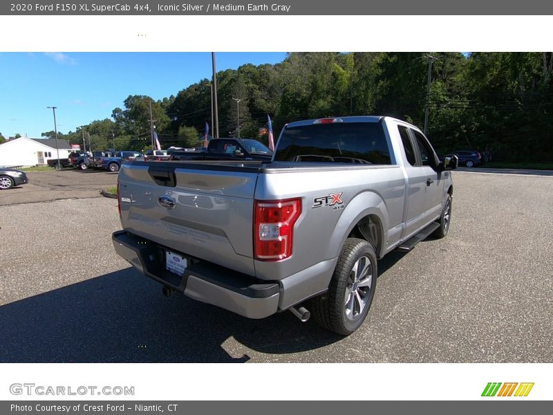 Iconic Silver / Medium Earth Gray 2020 Ford F150 XL SuperCab 4x4