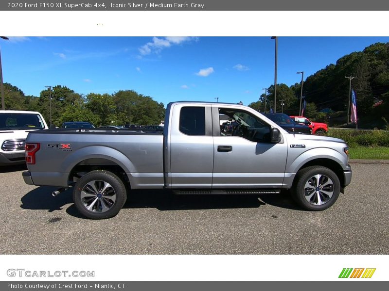 Iconic Silver / Medium Earth Gray 2020 Ford F150 XL SuperCab 4x4
