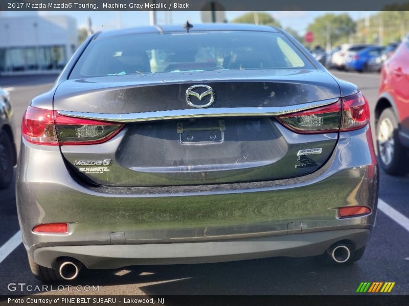 Machine Gray Metallic / Black 2017 Mazda Mazda6 Touring