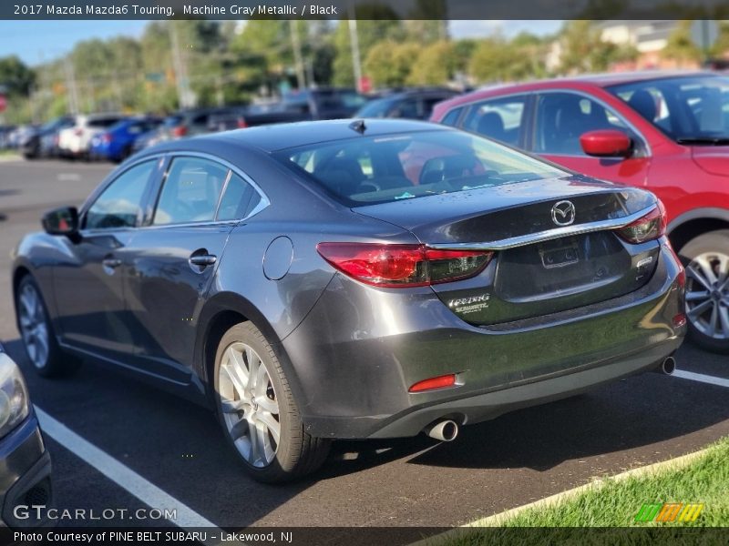 Machine Gray Metallic / Black 2017 Mazda Mazda6 Touring