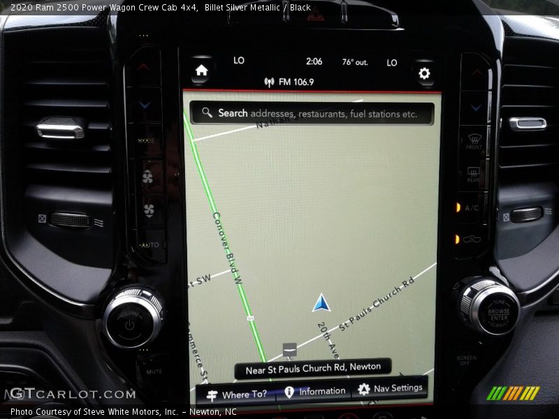 Navigation of 2020 2500 Power Wagon Crew Cab 4x4