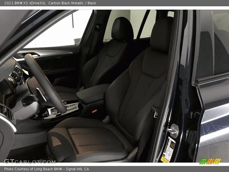 Carbon Black Metallic / Black 2021 BMW X3 sDrive30i