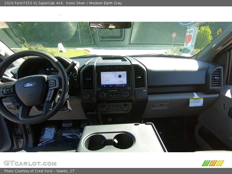 Iconic Silver / Medium Earth Gray 2020 Ford F150 XL SuperCab 4x4