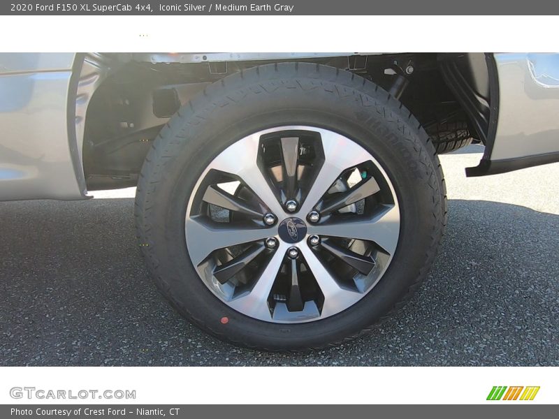 Iconic Silver / Medium Earth Gray 2020 Ford F150 XL SuperCab 4x4