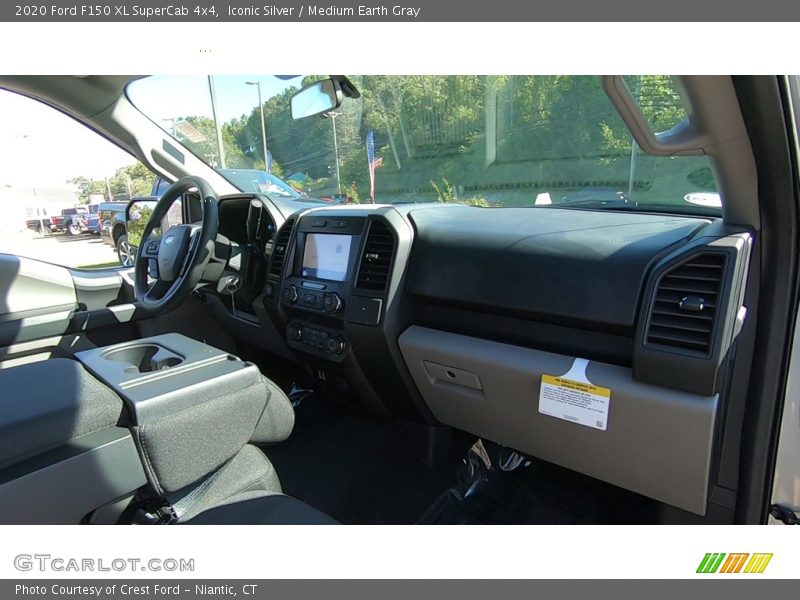 Iconic Silver / Medium Earth Gray 2020 Ford F150 XL SuperCab 4x4