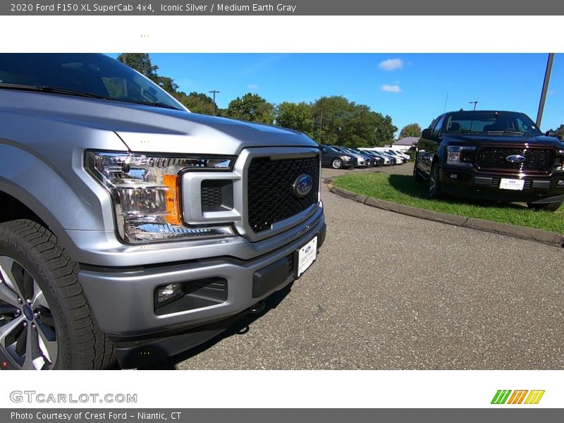 Iconic Silver / Medium Earth Gray 2020 Ford F150 XL SuperCab 4x4