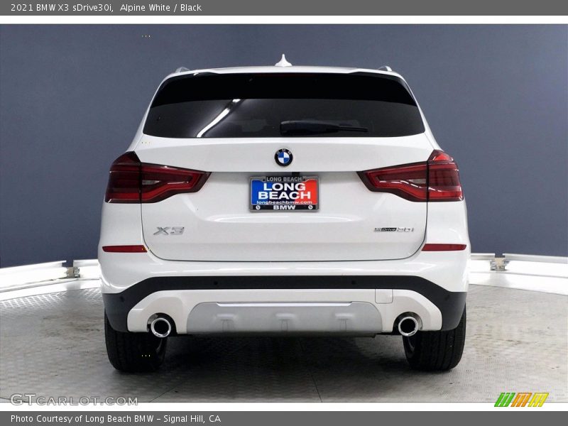 Alpine White / Black 2021 BMW X3 sDrive30i