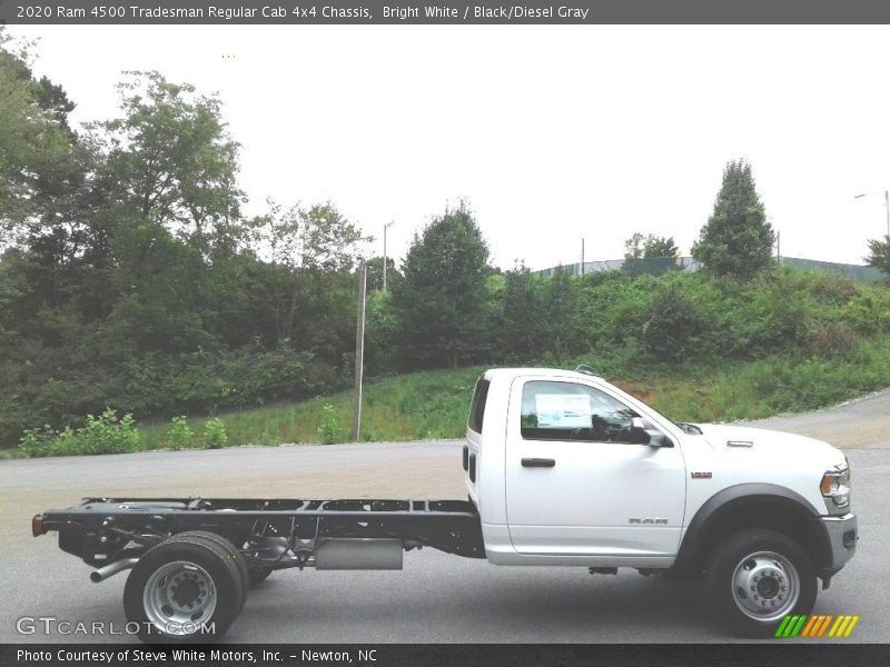 Bright White / Black/Diesel Gray 2020 Ram 4500 Tradesman Regular Cab 4x4 Chassis