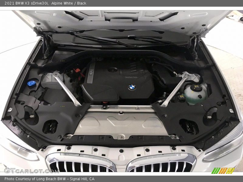 Alpine White / Black 2021 BMW X3 sDrive30i