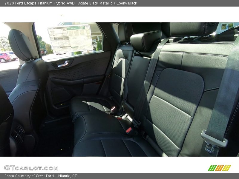 Agate Black Metallic / Ebony Black 2020 Ford Escape Titanium Hybrid 4WD