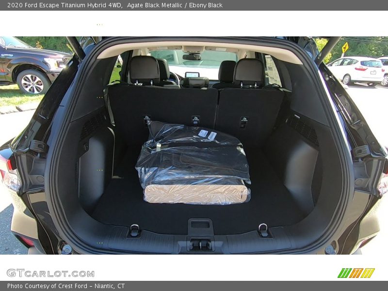 Agate Black Metallic / Ebony Black 2020 Ford Escape Titanium Hybrid 4WD