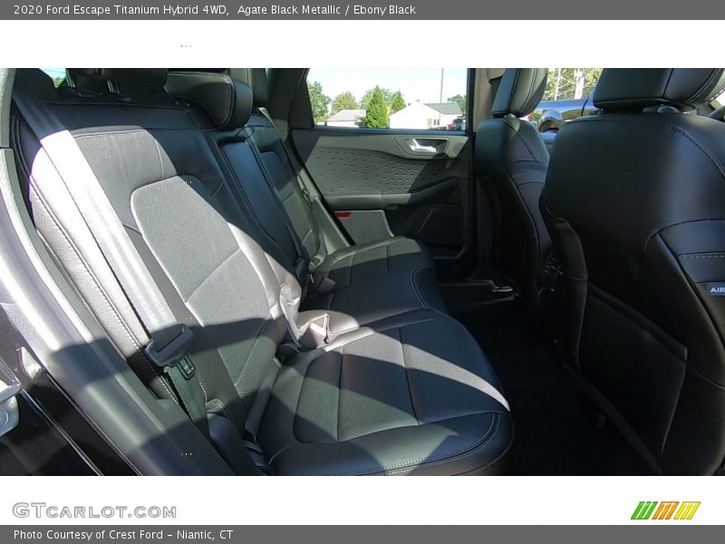 Agate Black Metallic / Ebony Black 2020 Ford Escape Titanium Hybrid 4WD