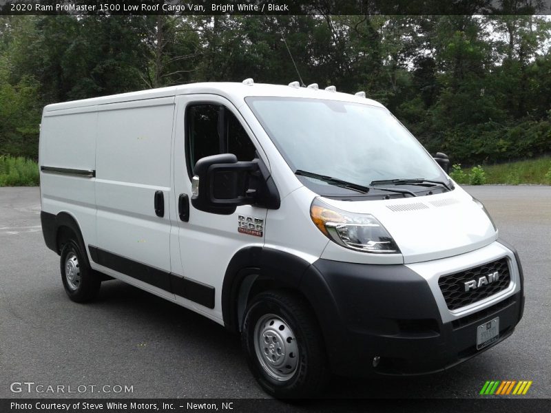 Bright White / Black 2020 Ram ProMaster 1500 Low Roof Cargo Van