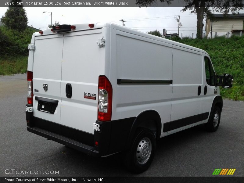 Bright White / Black 2020 Ram ProMaster 1500 Low Roof Cargo Van