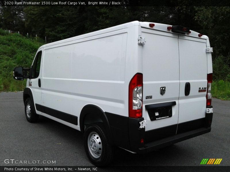Bright White / Black 2020 Ram ProMaster 1500 Low Roof Cargo Van
