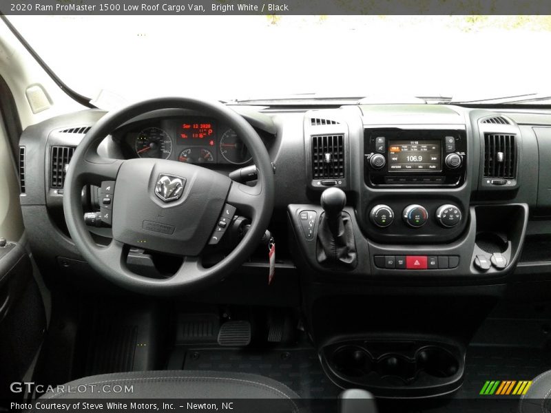 Bright White / Black 2020 Ram ProMaster 1500 Low Roof Cargo Van