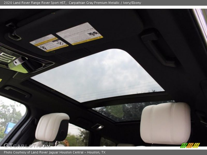Carpathian Gray Premium Metallic / Ivory/Ebony 2020 Land Rover Range Rover Sport HST