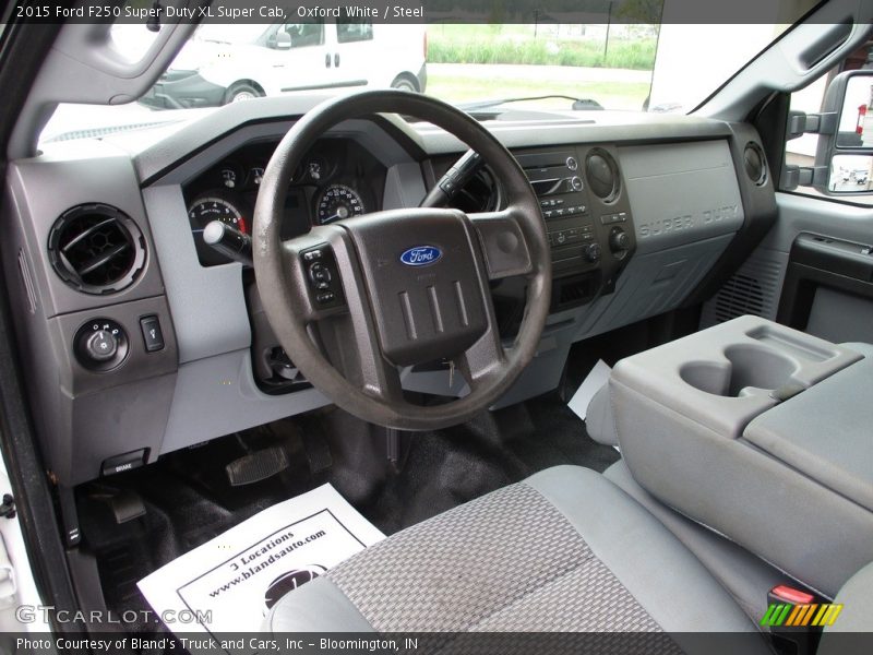 Oxford White / Steel 2015 Ford F250 Super Duty XL Super Cab