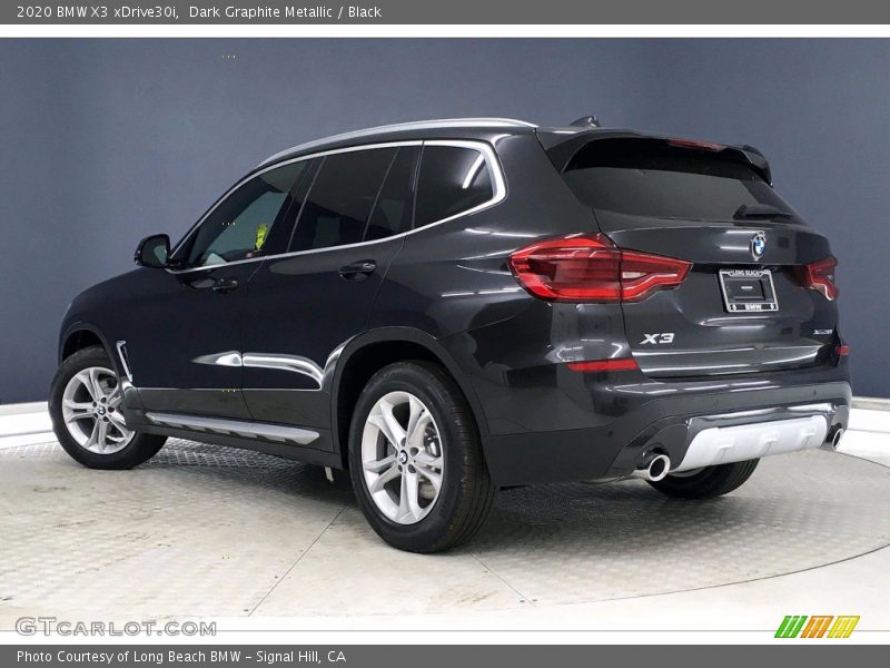 Dark Graphite Metallic / Black 2020 BMW X3 xDrive30i
