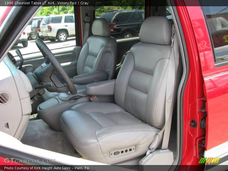 Victory Red / Gray 1996 Chevrolet Tahoe LT 4x4
