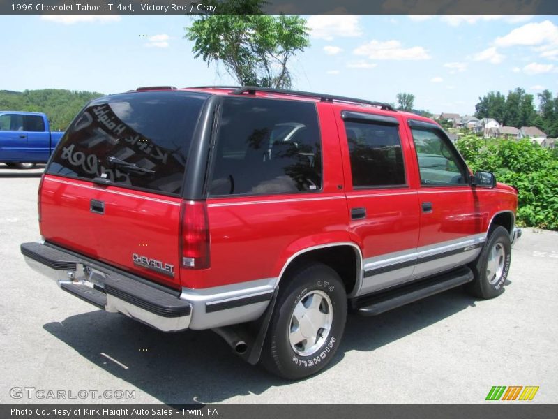 Victory Red / Gray 1996 Chevrolet Tahoe LT 4x4