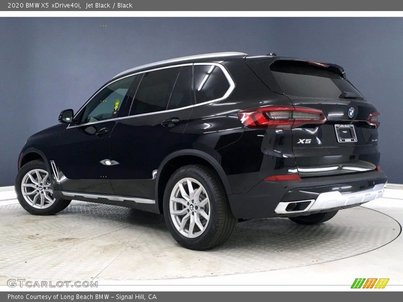 Jet Black / Black 2020 BMW X5 xDrive40i