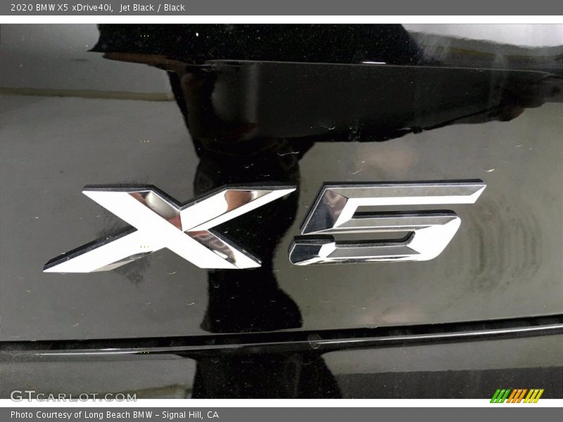 Jet Black / Black 2020 BMW X5 xDrive40i