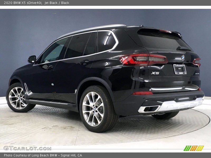 Jet Black / Black 2020 BMW X5 sDrive40i