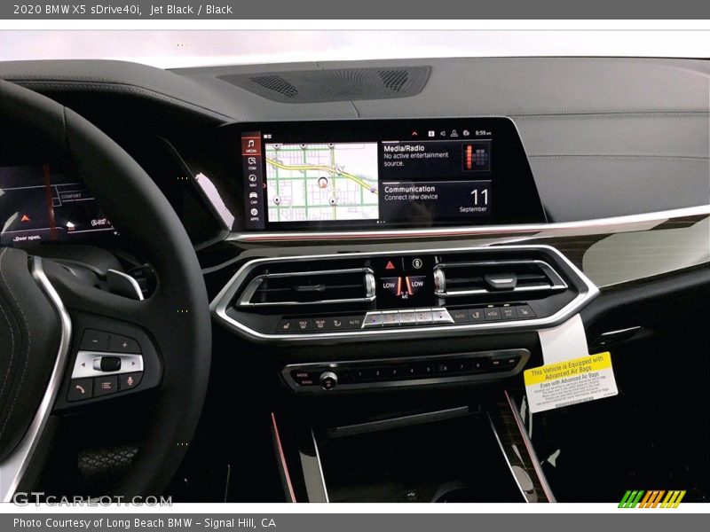 Jet Black / Black 2020 BMW X5 sDrive40i