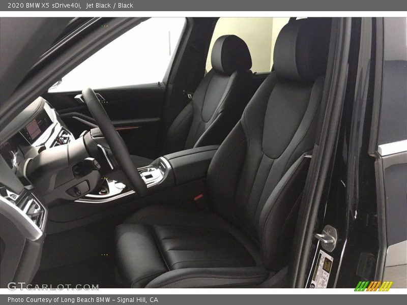 Jet Black / Black 2020 BMW X5 sDrive40i